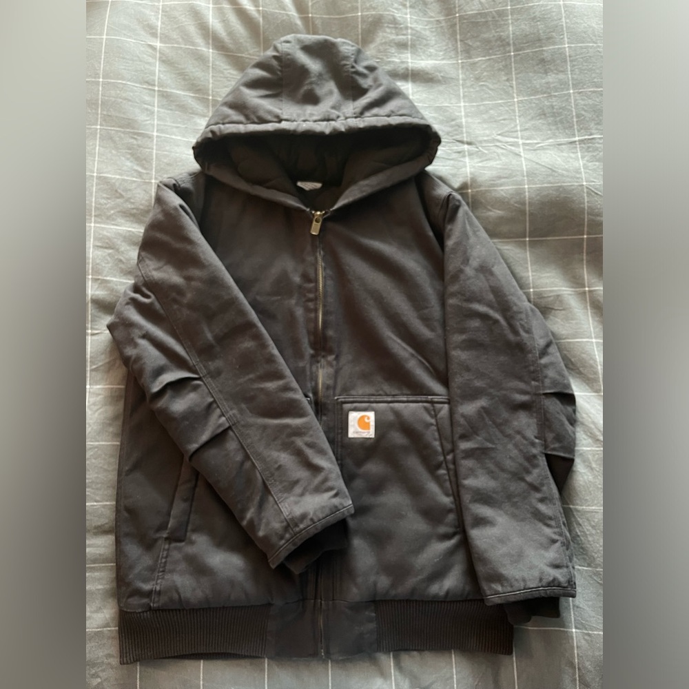 CARHARTT BOY'S FLANNEL QUILT LINED JACKET